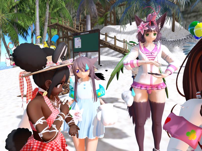 A compressed screenshot from Second Life of my adventures.