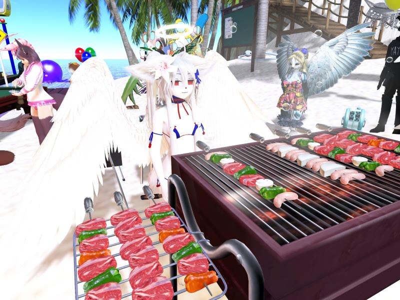 A compressed screenshot from Second Life of my adventures.