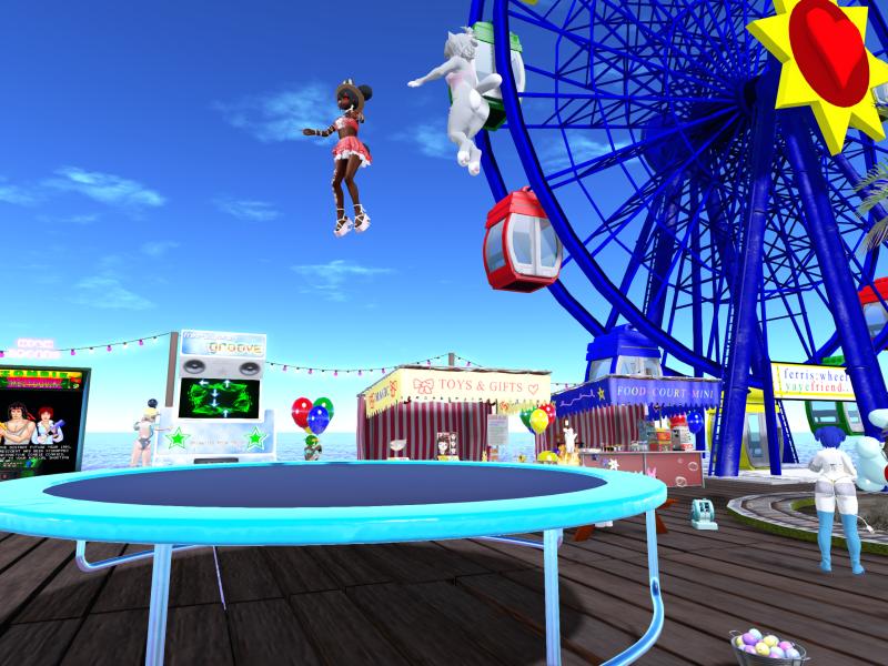 A compressed screenshot from Second Life of my adventures.