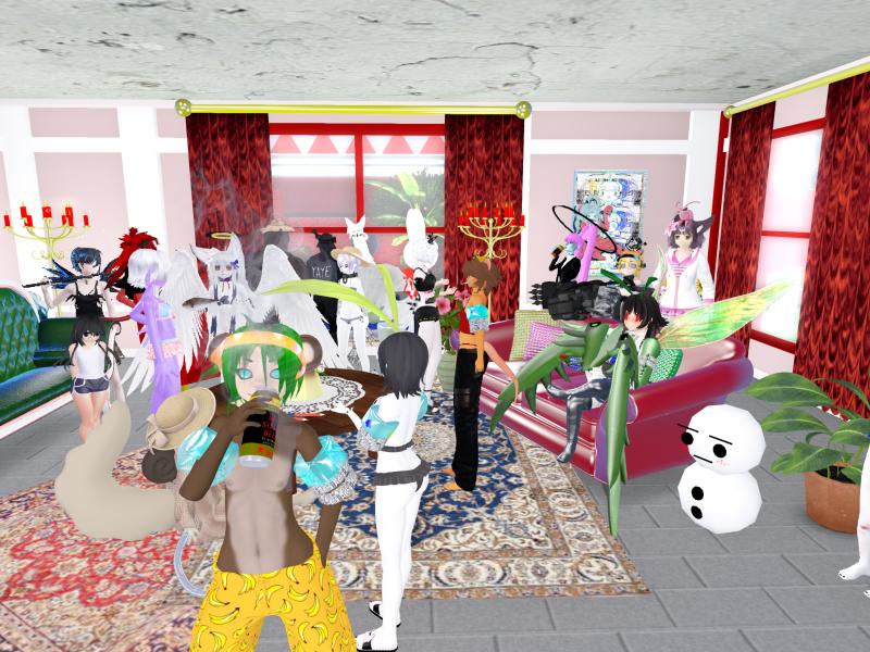 A compressed screenshot from Second Life of my adventures.