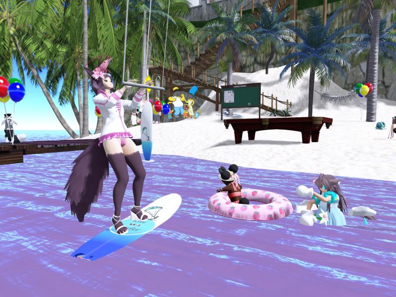 A compressed screenshot from Second Life of my adventures.