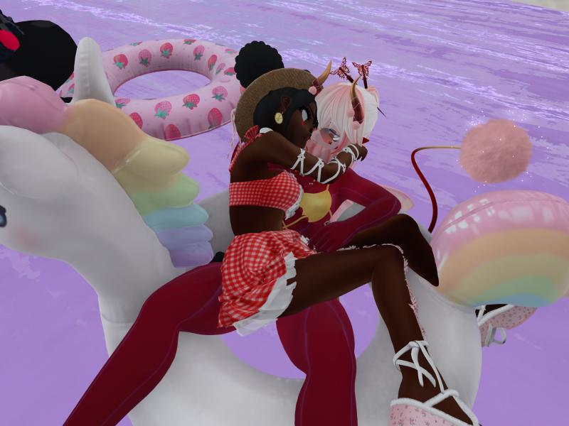 A compressed screenshot from Second Life of my adventures.