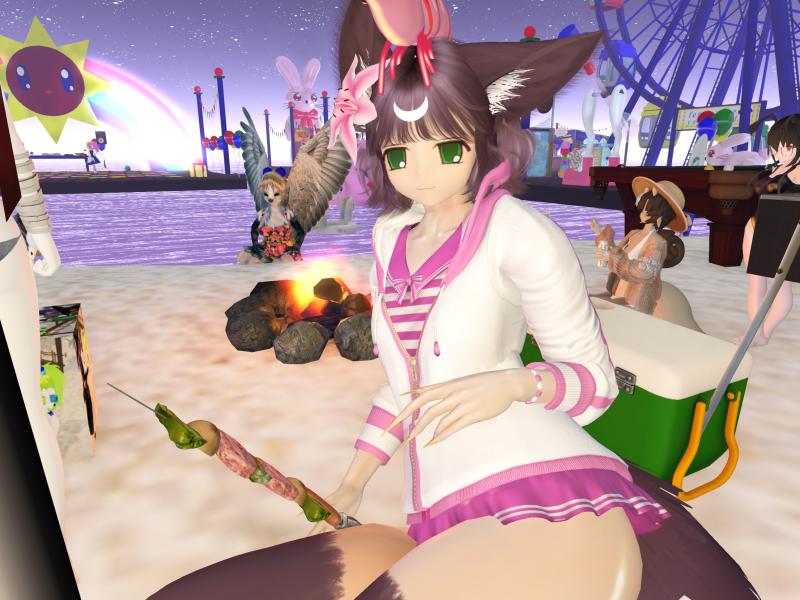 A compressed screenshot from Second Life of my adventures.