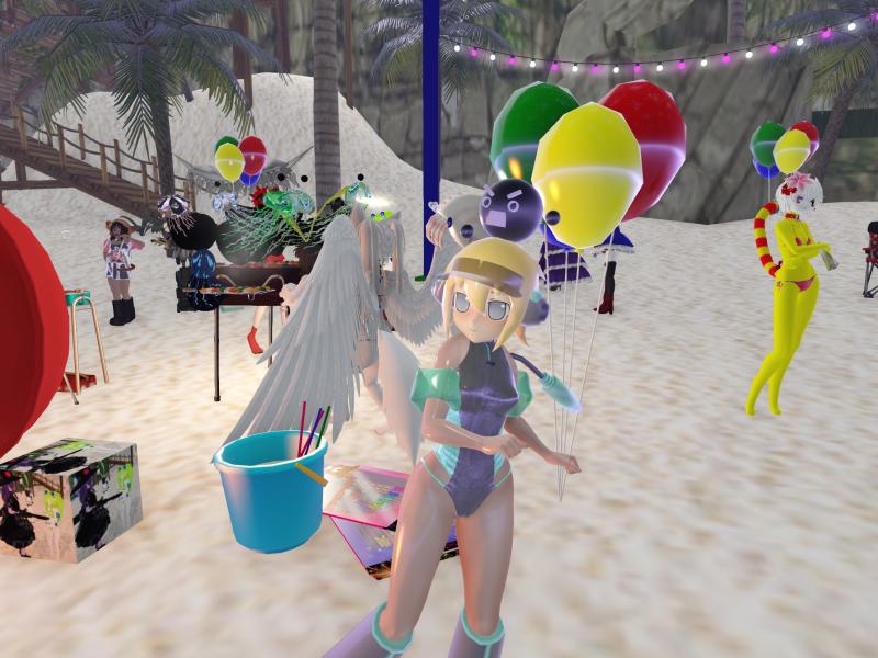 A compressed screenshot from Second Life of my adventures.
