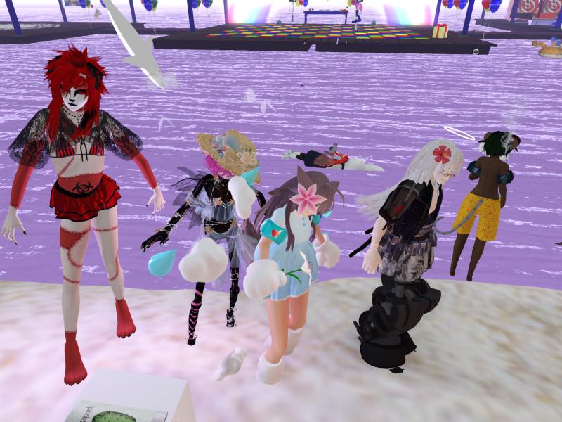 A compressed screenshot from Second Life of my adventures.