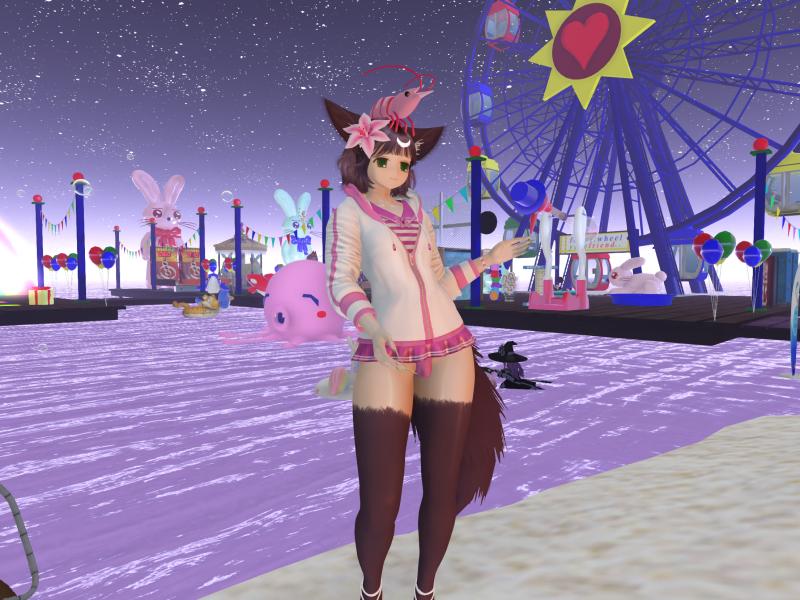 A compressed screenshot from Second Life of my adventures.