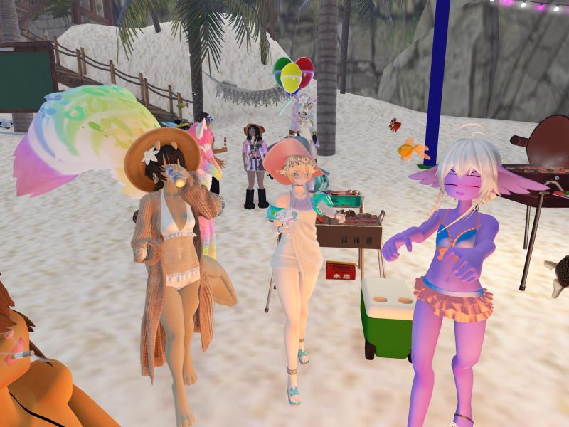 A compressed screenshot from Second Life of my adventures.