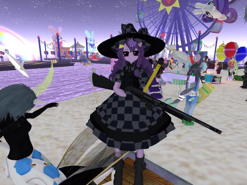 A compressed screenshot from Second Life of my adventures.