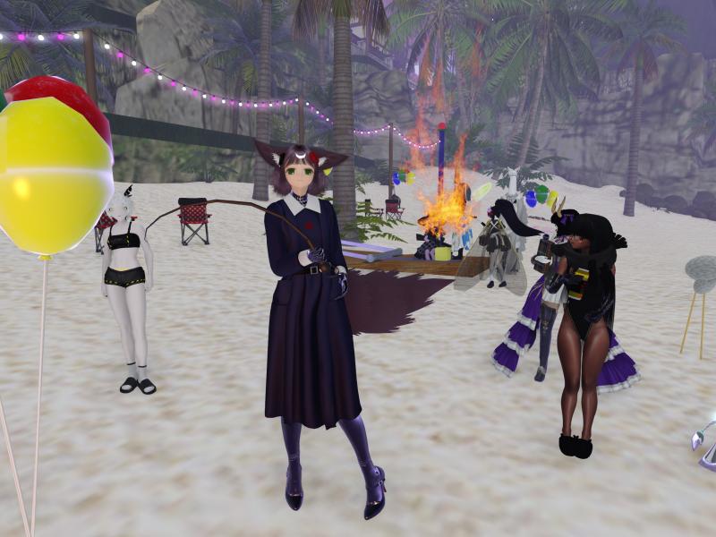 A compressed screenshot from Second Life of my adventures.