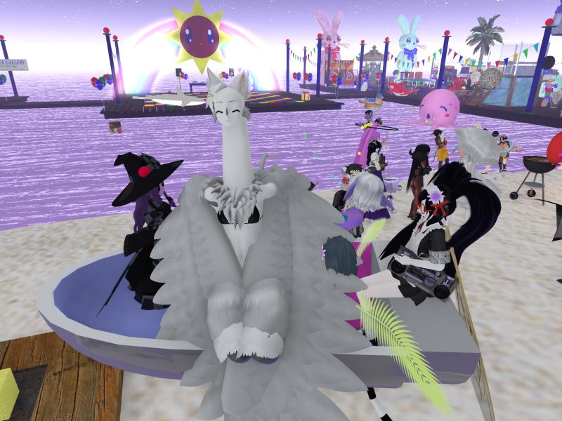 A compressed screenshot from Second Life of my adventures.