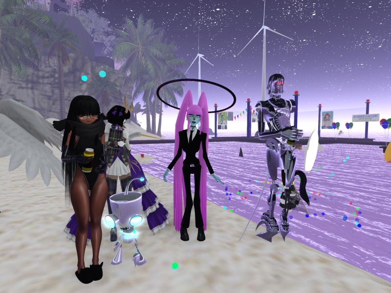 A compressed screenshot from Second Life of my adventures.