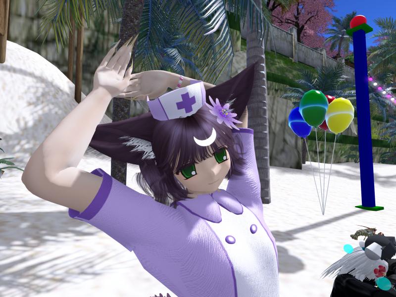 A compressed screenshot from Second Life of my adventures.