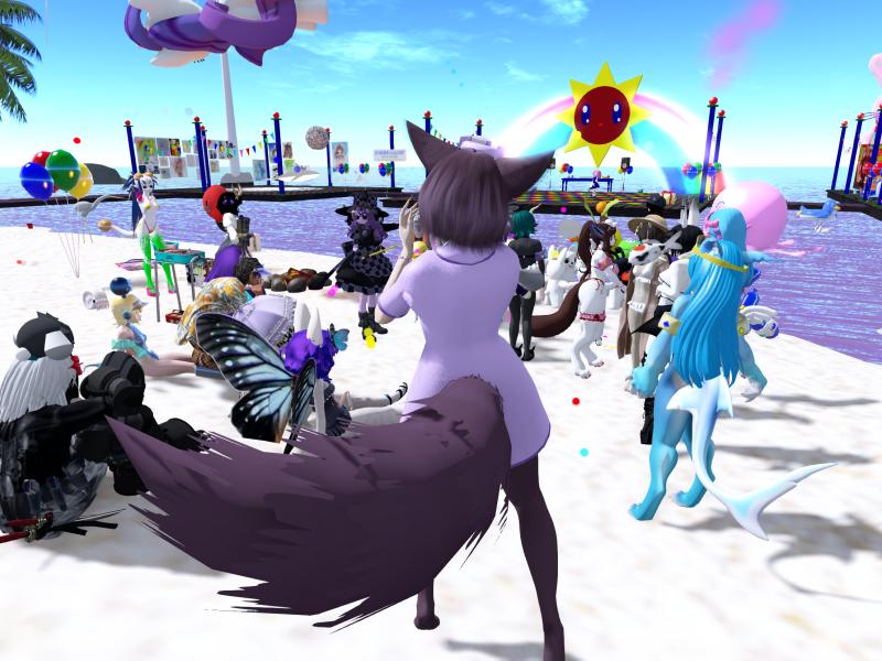 A compressed screenshot from Second Life of my adventures.