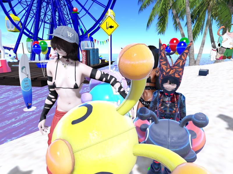 A compressed screenshot from Second Life of my adventures.