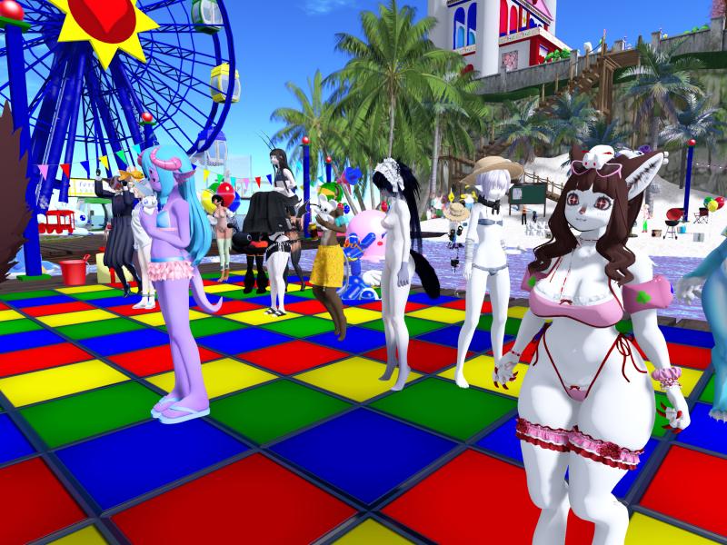 A compressed screenshot from Second Life of my adventures.