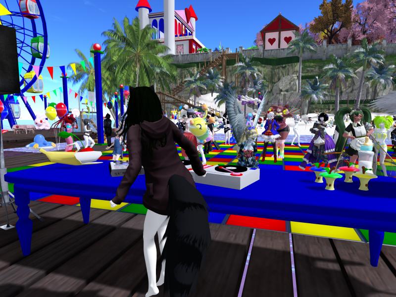 A compressed screenshot from Second Life of my adventures.