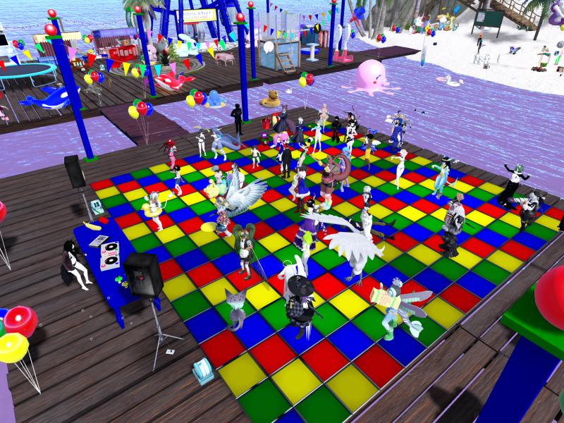 A compressed screenshot from Second Life of my adventures.