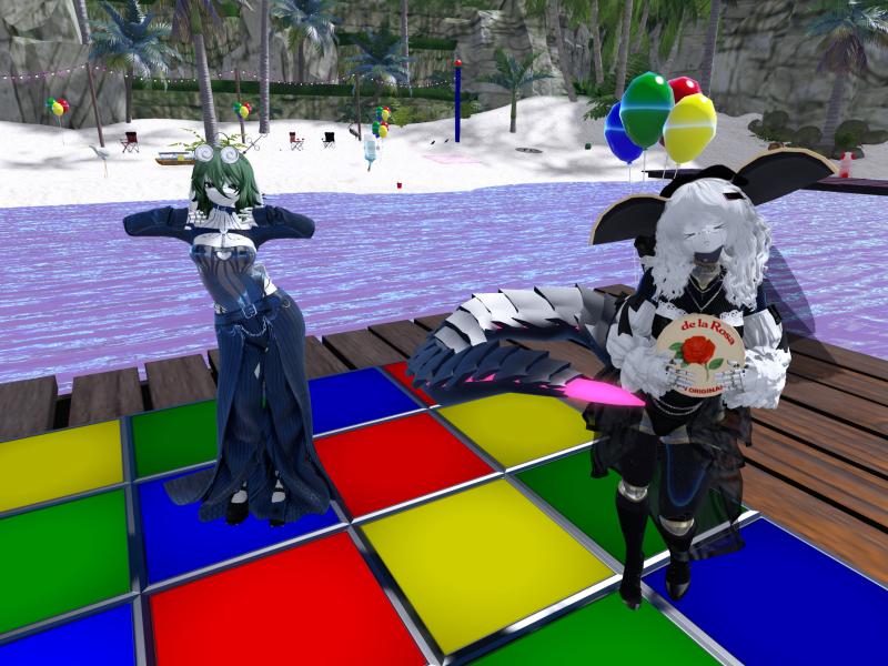 A compressed screenshot from Second Life of my adventures.