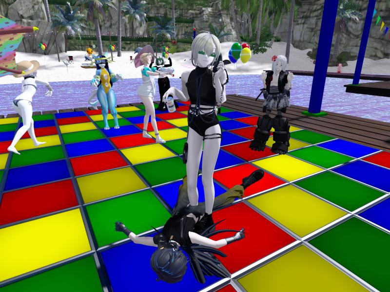 A compressed screenshot from Second Life of my adventures.