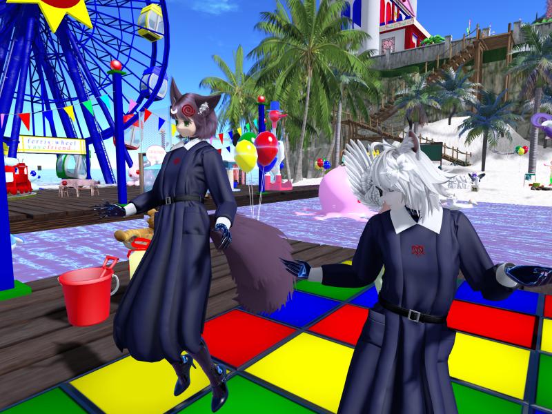 A compressed screenshot from Second Life of my adventures.