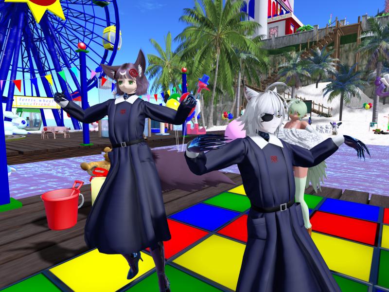 A compressed screenshot from Second Life of my adventures.