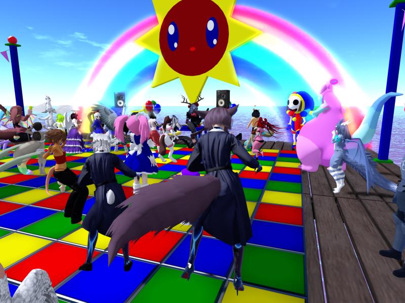 A compressed screenshot from Second Life of my adventures.