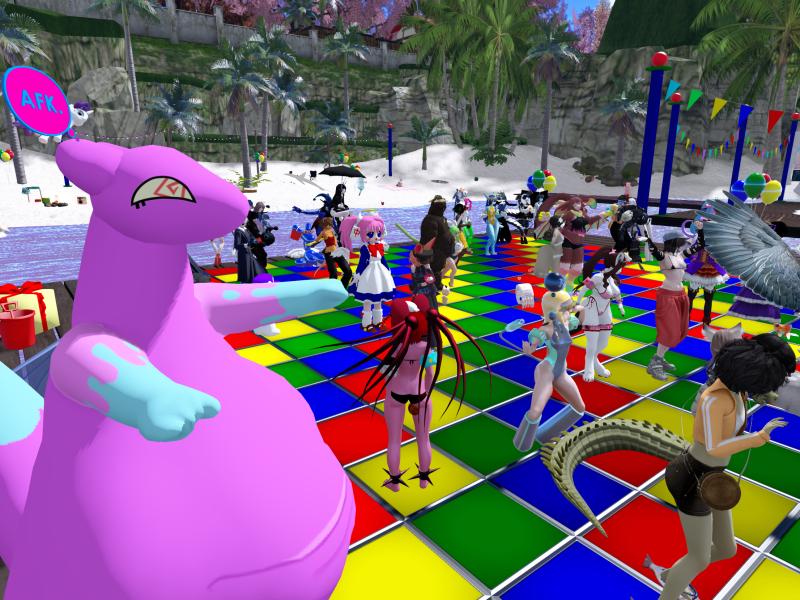 A compressed screenshot from Second Life of my adventures.