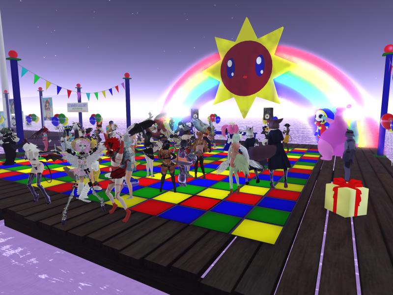 A compressed screenshot from Second Life of my adventures.
