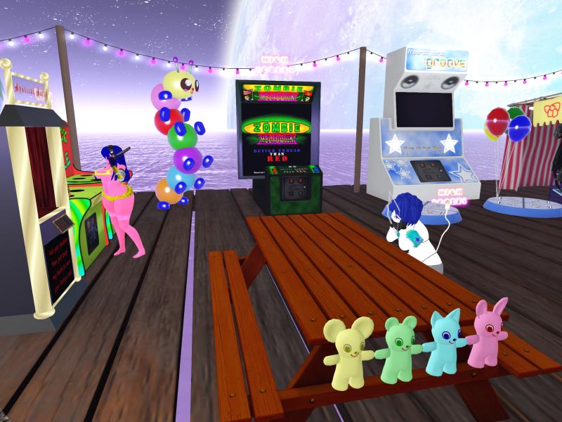 A compressed screenshot from Second Life of my adventures.