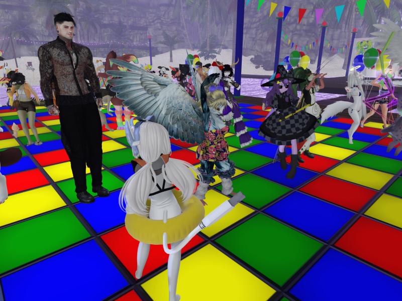 A compressed screenshot from Second Life of my adventures.