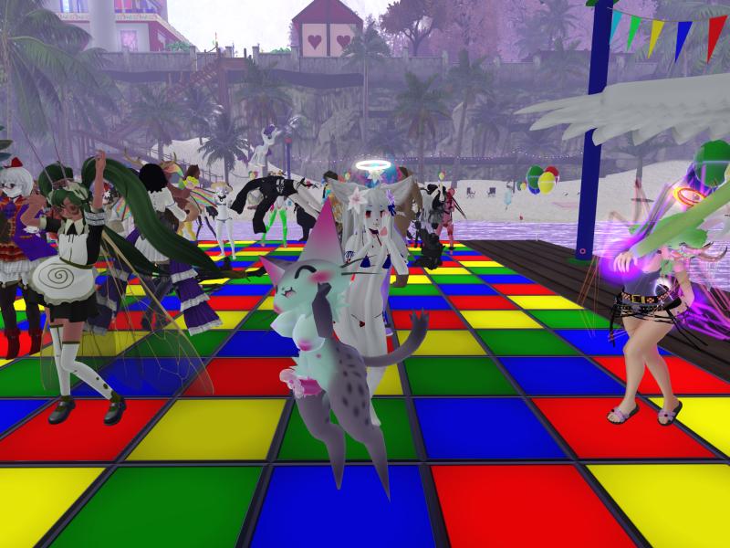 A compressed screenshot from Second Life of my adventures.