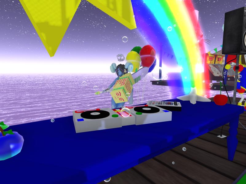 A compressed screenshot from Second Life of my adventures.