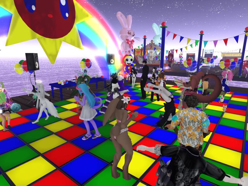 A compressed screenshot from Second Life of my adventures.