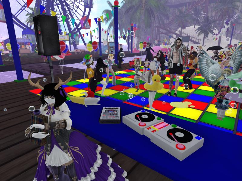 A compressed screenshot from Second Life of my adventures.