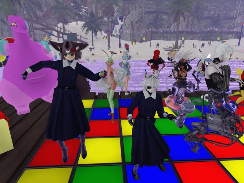 A compressed screenshot from Second Life of my adventures.