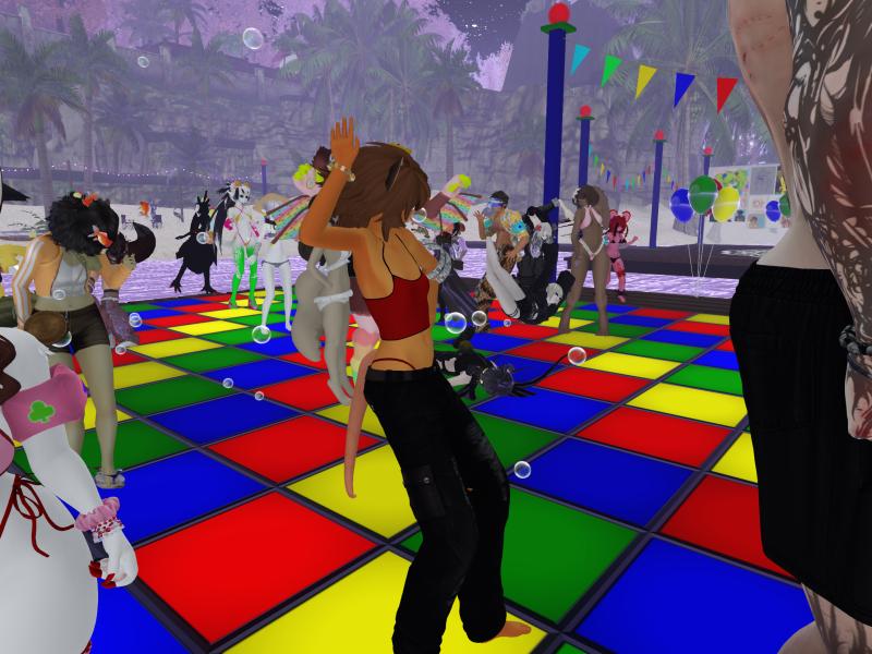 A compressed screenshot from Second Life of my adventures.