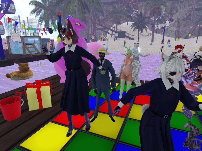 A compressed screenshot from Second Life of my adventures.
