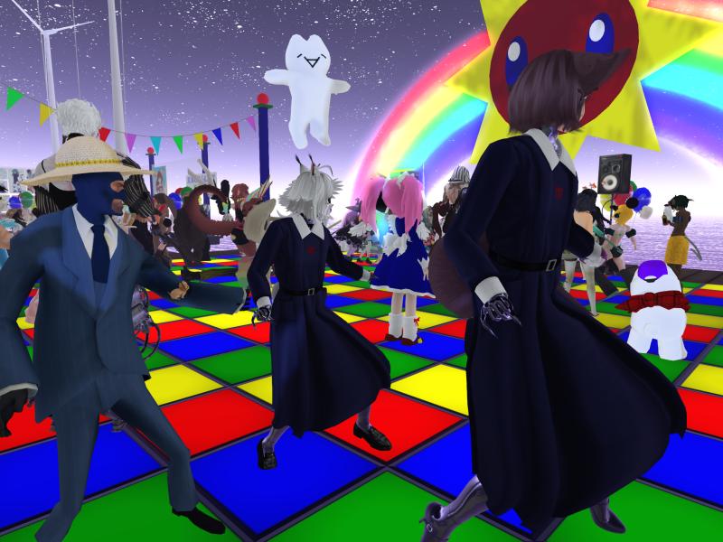 A compressed screenshot from Second Life of my adventures.
