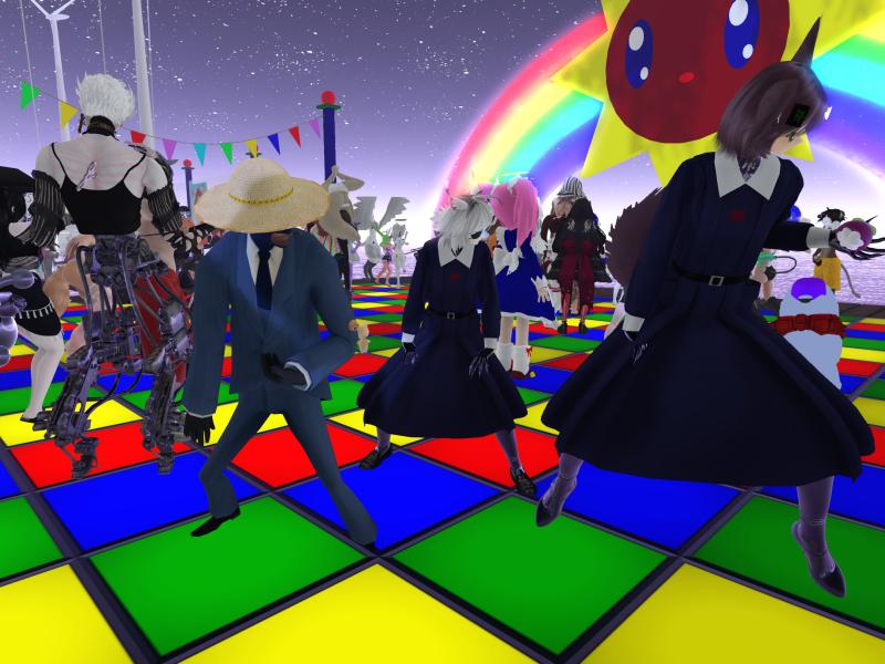 A compressed screenshot from Second Life of my adventures.