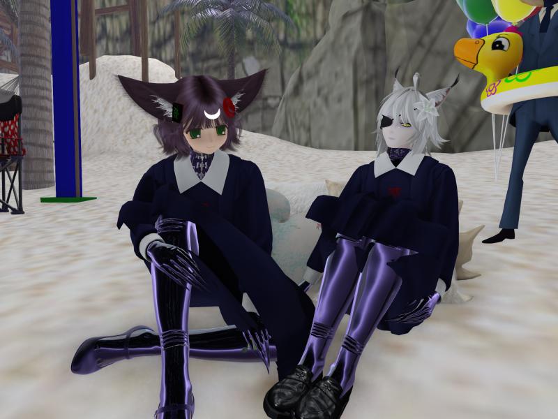 A compressed screenshot from Second Life of my adventures.