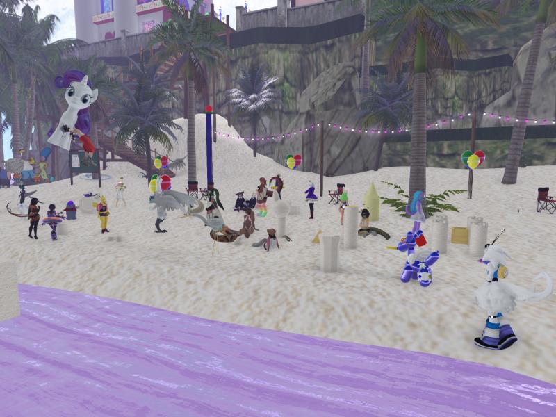 A compressed screenshot from Second Life of my adventures.