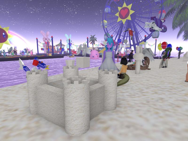 A compressed screenshot from Second Life of my adventures.