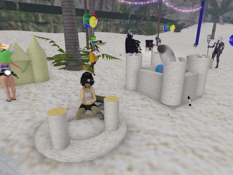 A compressed screenshot from Second Life of my adventures.
