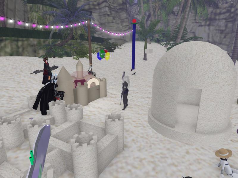 A compressed screenshot from Second Life of my adventures.