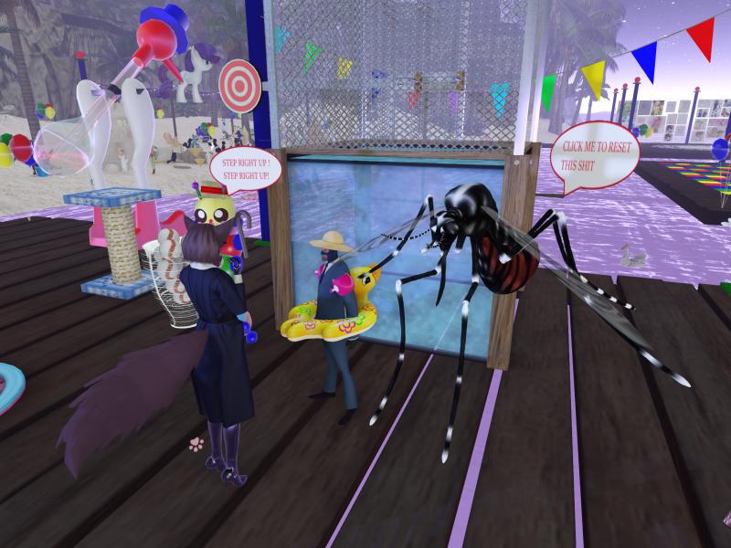 A compressed screenshot from Second Life of my adventures.