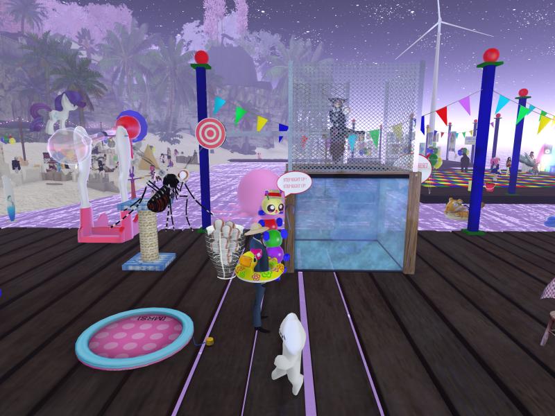 A compressed screenshot from Second Life of my adventures.