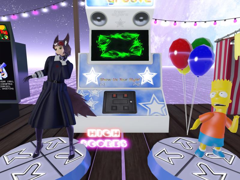A compressed screenshot from Second Life of my adventures.