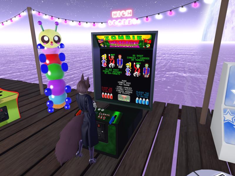 A compressed screenshot from Second Life of my adventures.