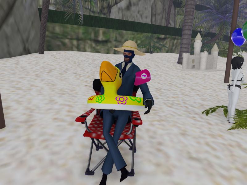 A compressed screenshot from Second Life of my adventures.