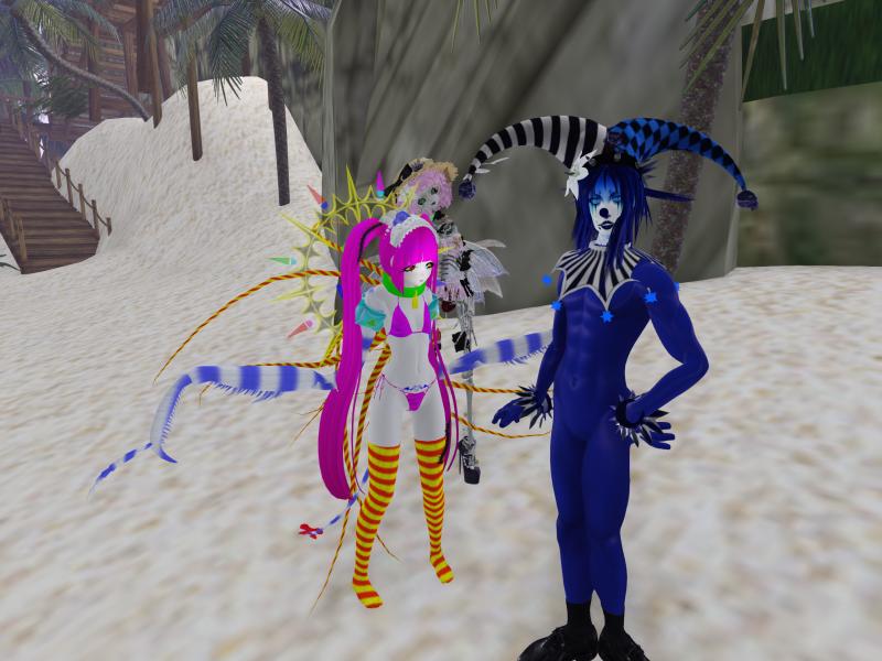 A compressed screenshot from Second Life of my adventures.